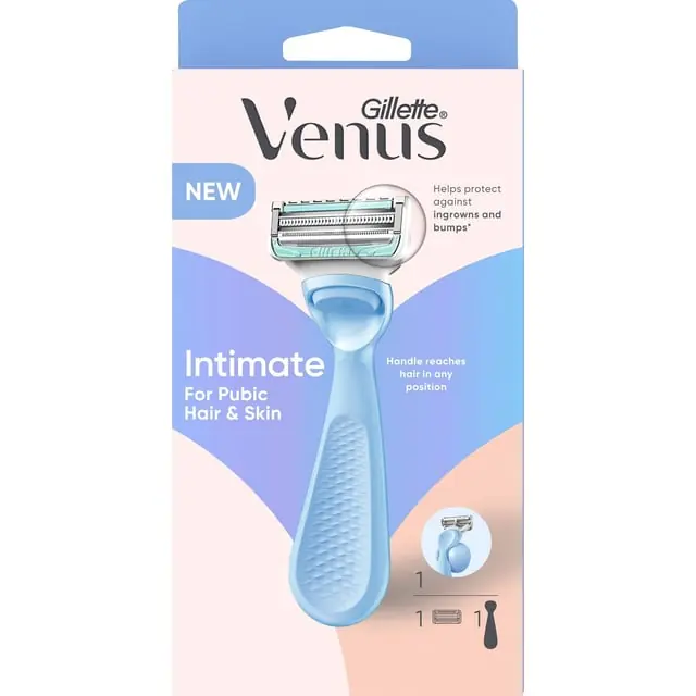 Endast denna vecka Gillette Venus Intimate Rakhyvel för Intimområdet Med Duschhållare