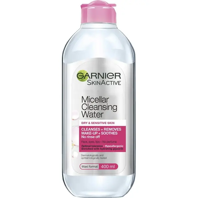 Endast denna vecka Garnier SkinActiveMicellar Cleansing Water Dry & Sensitive Skin 400 ml