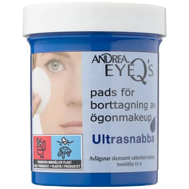 Kampanjpris Andrea EyeQ's Ultra-Quick Makeup Remover Pads 65 st