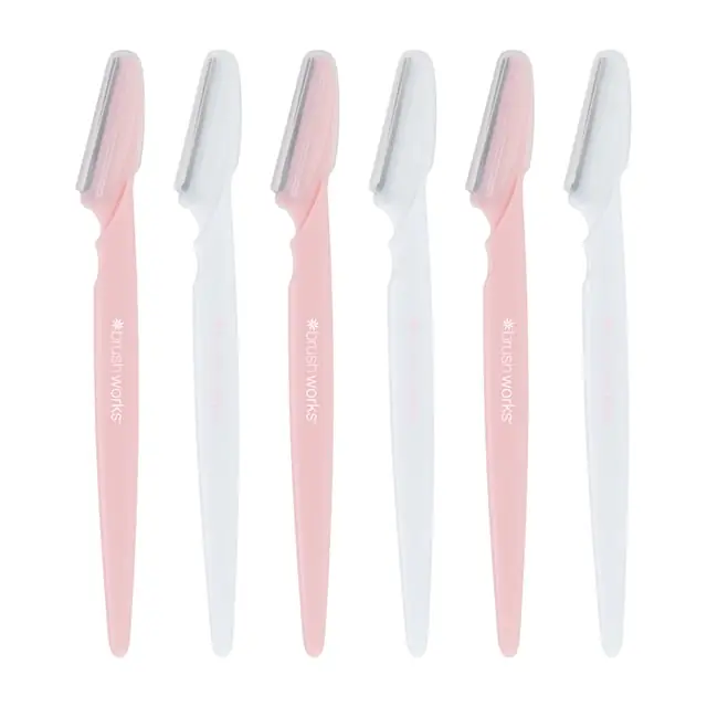 I lager Brushworks Angled Dermaplaners 6 st